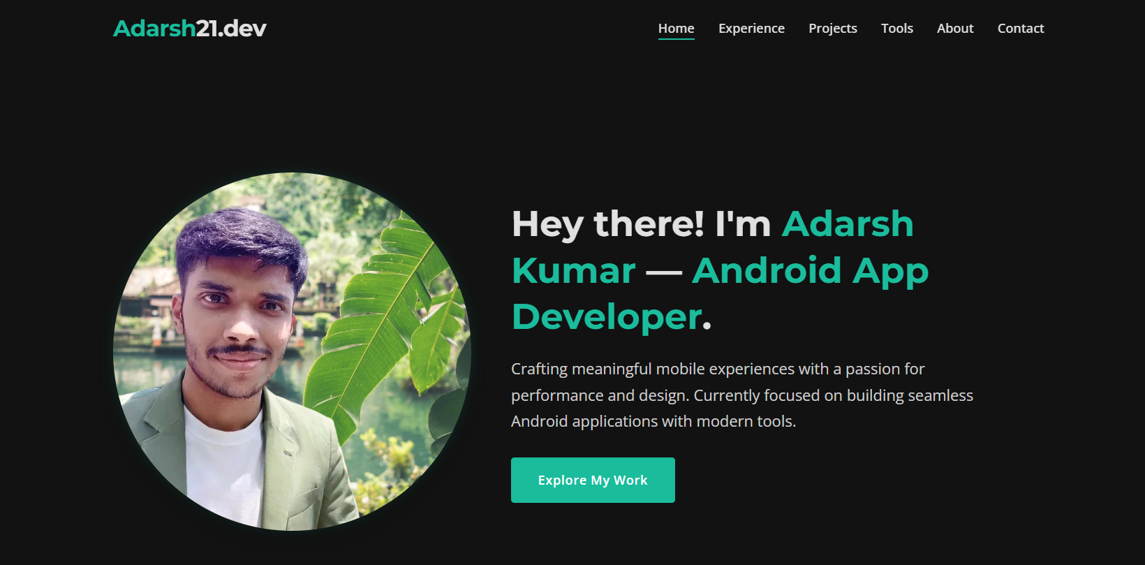 Interactive Developer Portfolio